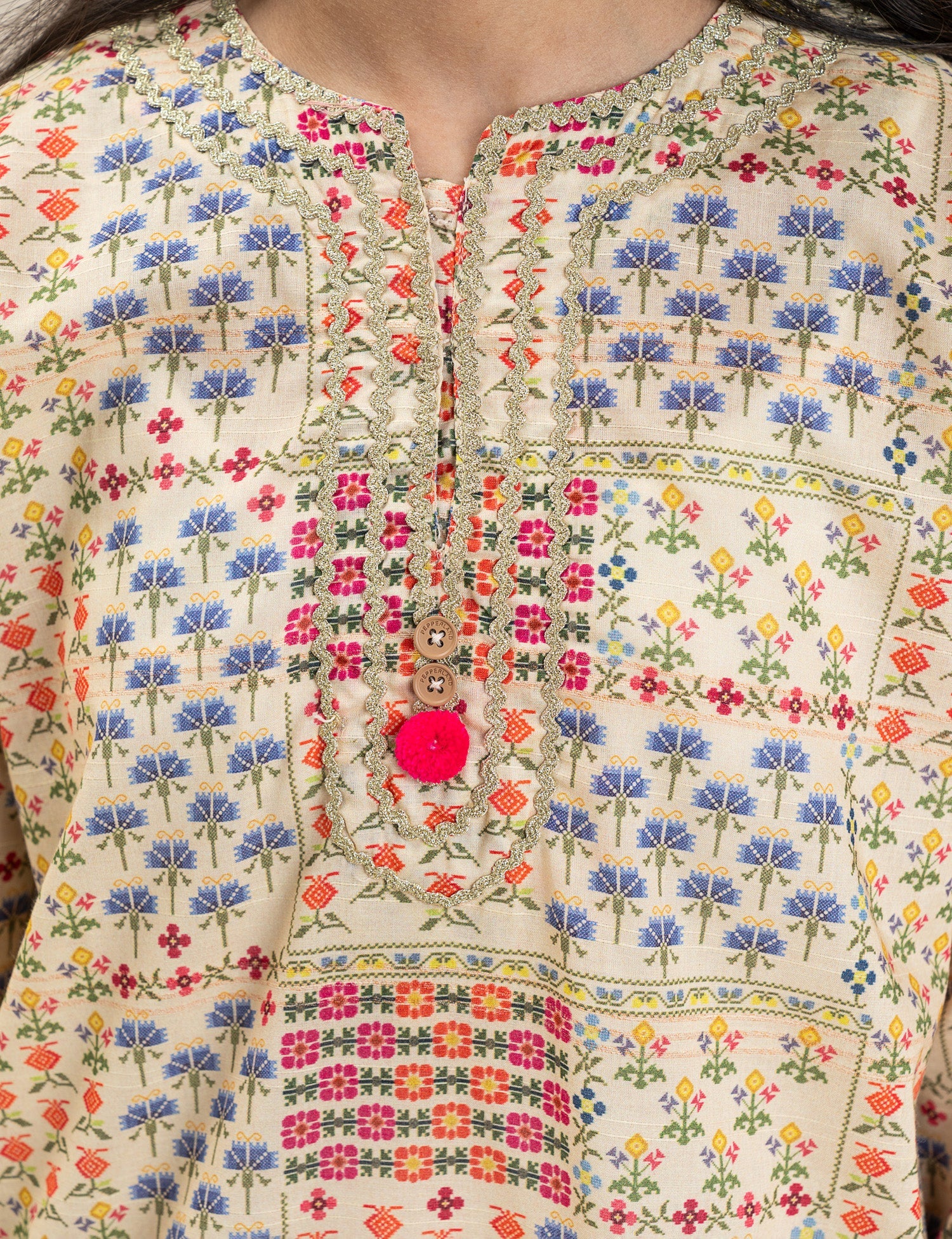 2 PIECE FLORAL PRINTED SUIT