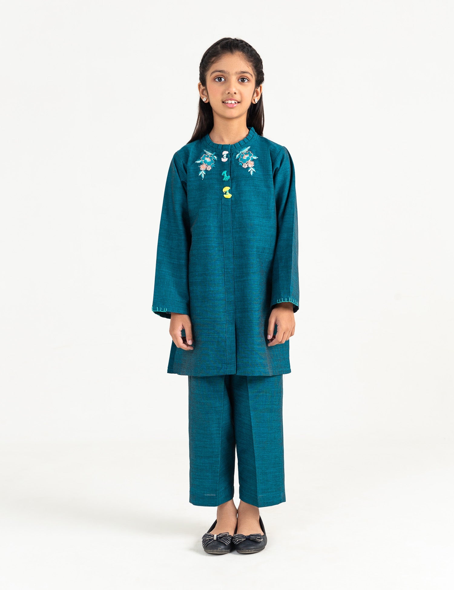 2 PIECE EMBROIDERED SUIT