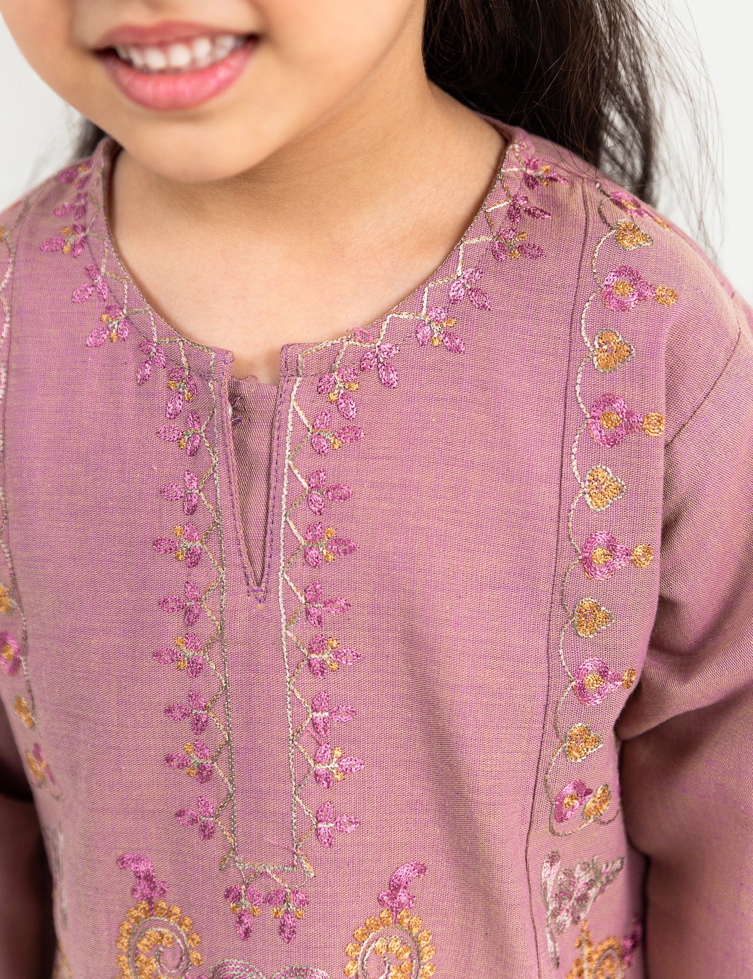 2 Piece Ethnic Embroidered Suit