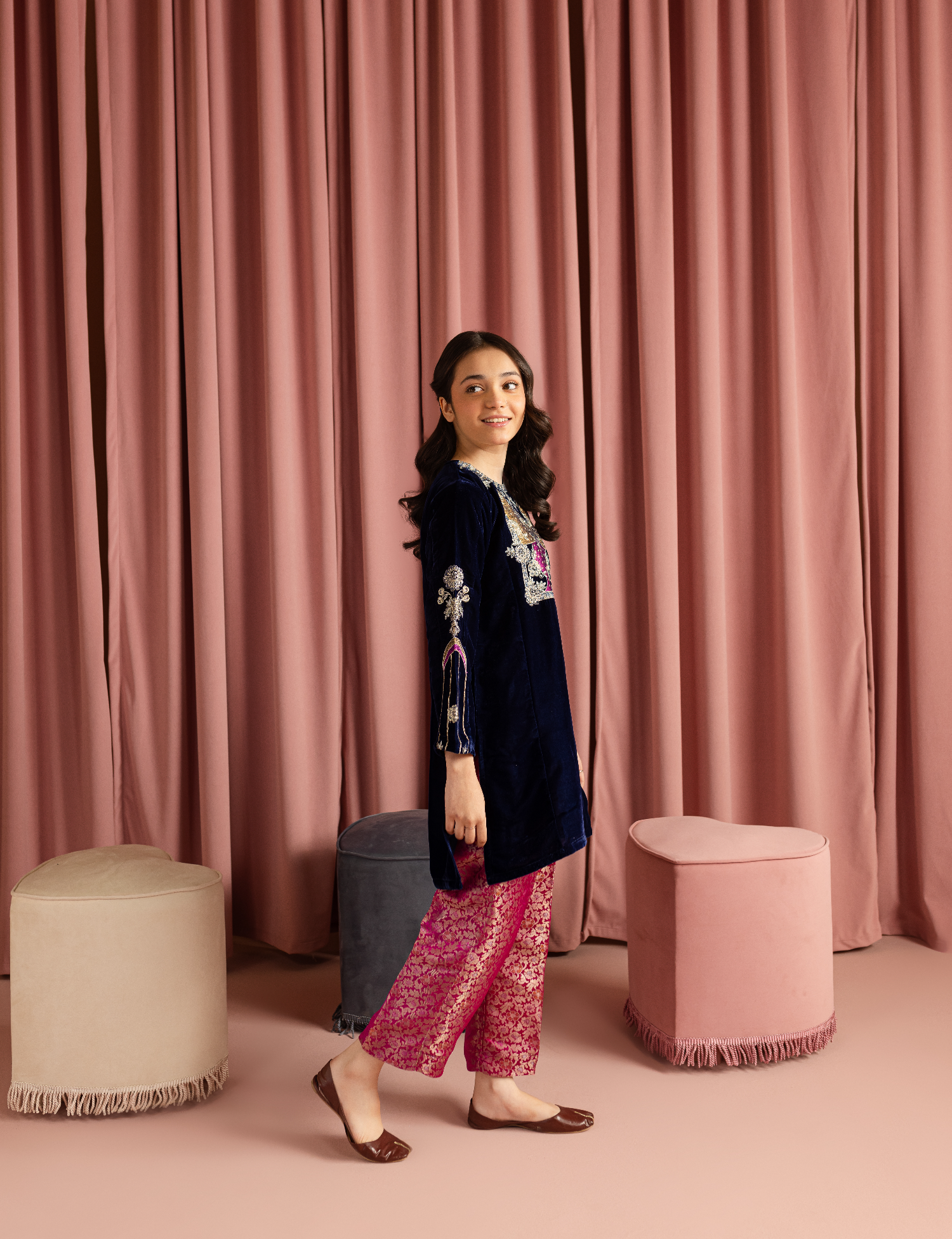 2 Piece Velvet Suit