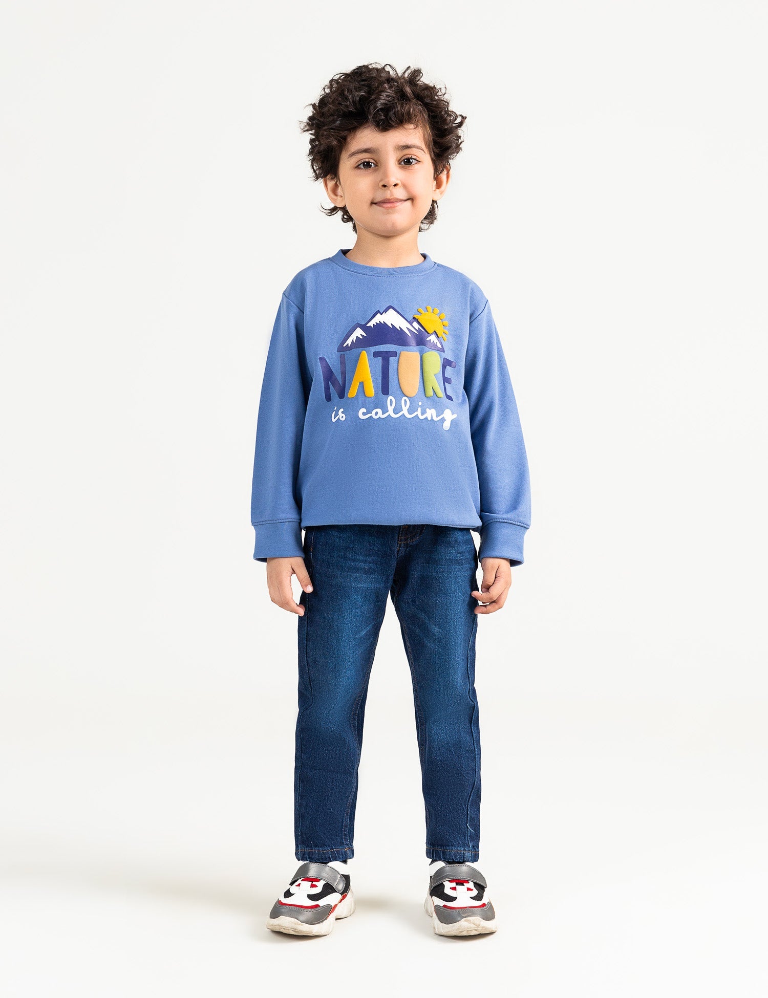 Slogan Printed Sweatshirt
