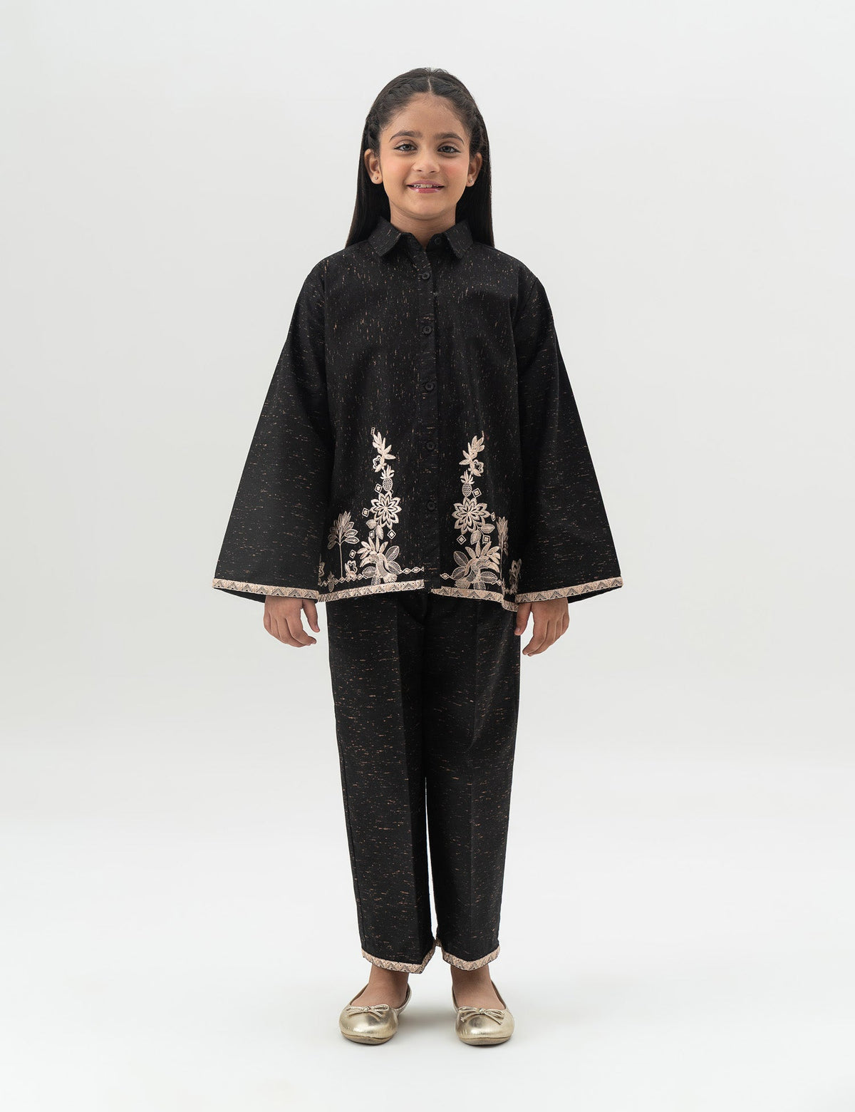2 PIECE EMBROIDERED SUIT - BK22601BGWS8515-BLACK-182144-6-7Y