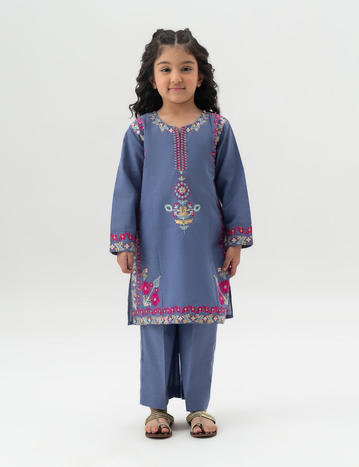 2 PIECE FLORAL EMBROIDERED SUIT - BK22601GEWS29535-BLUE-185997-3-4Y