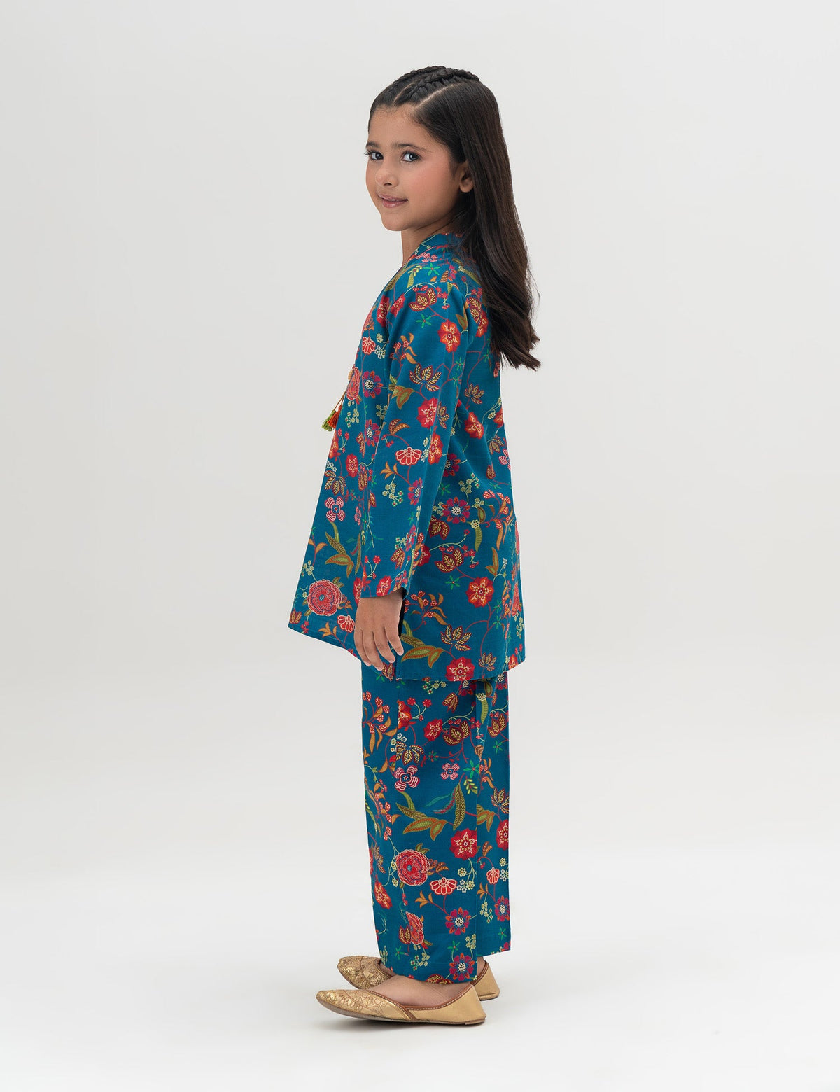 2 PIECE FLORAL PRINTED SUIT