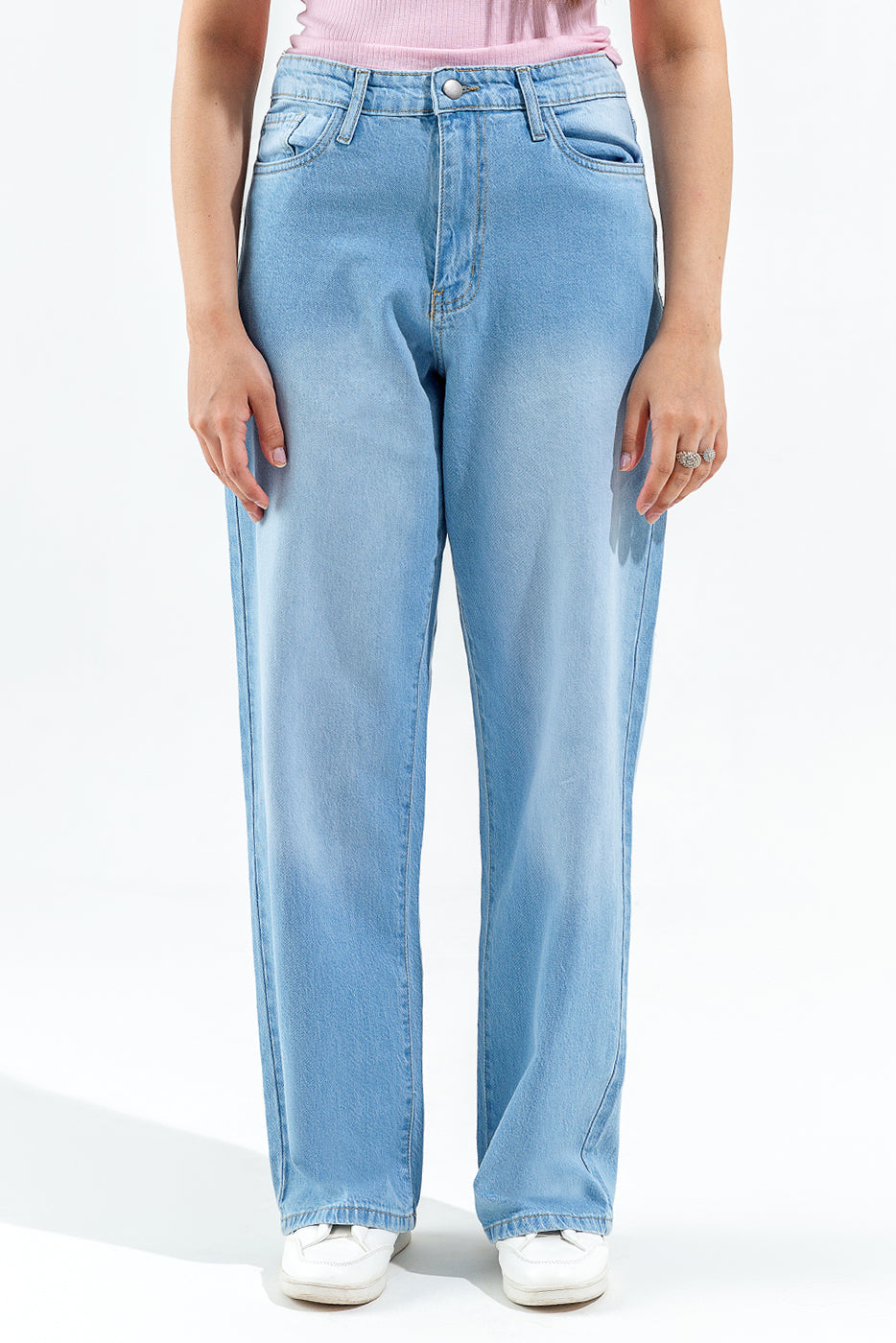High-Rise Wide Leg Jeans