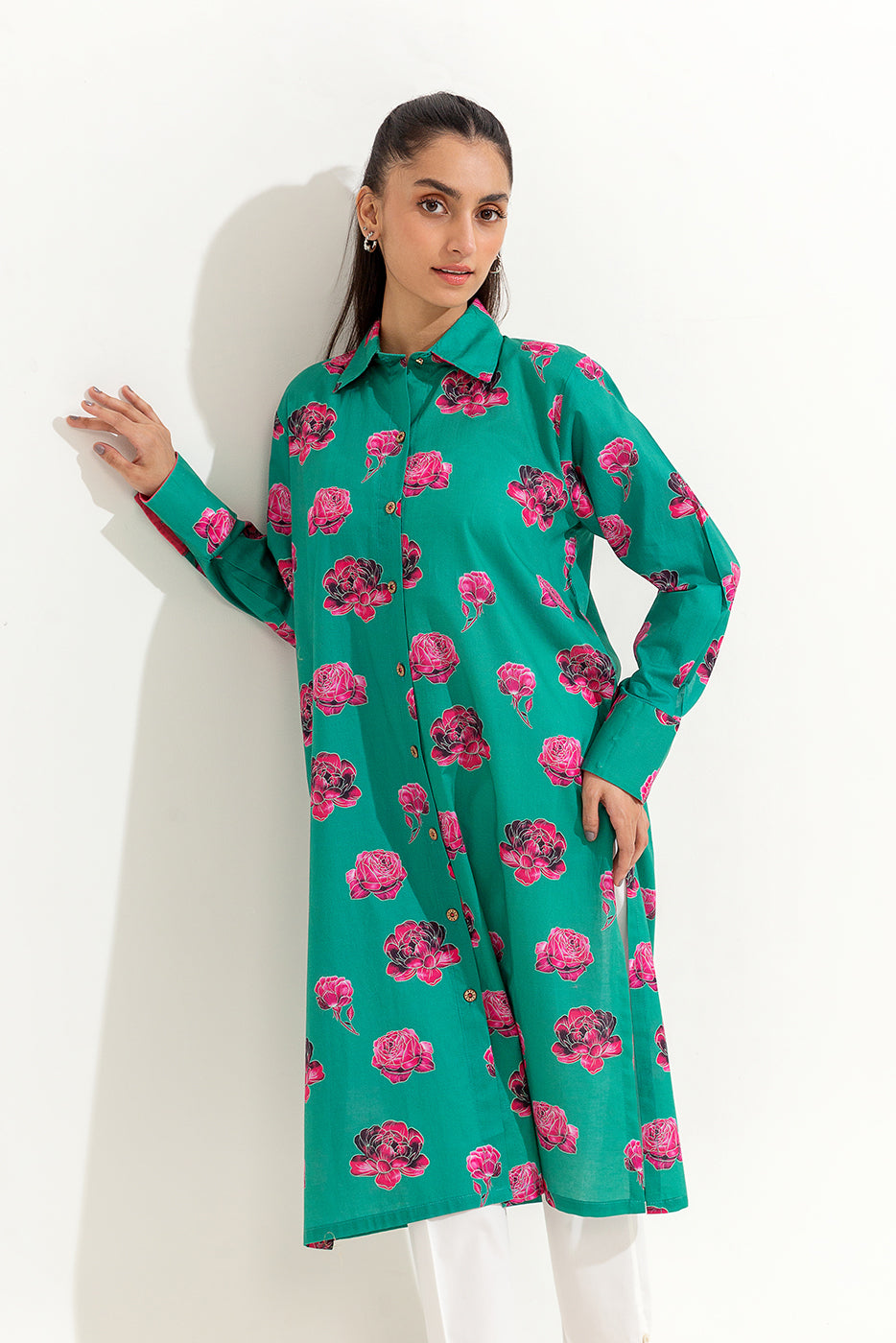 Printed Lawn Shirt (Pret)