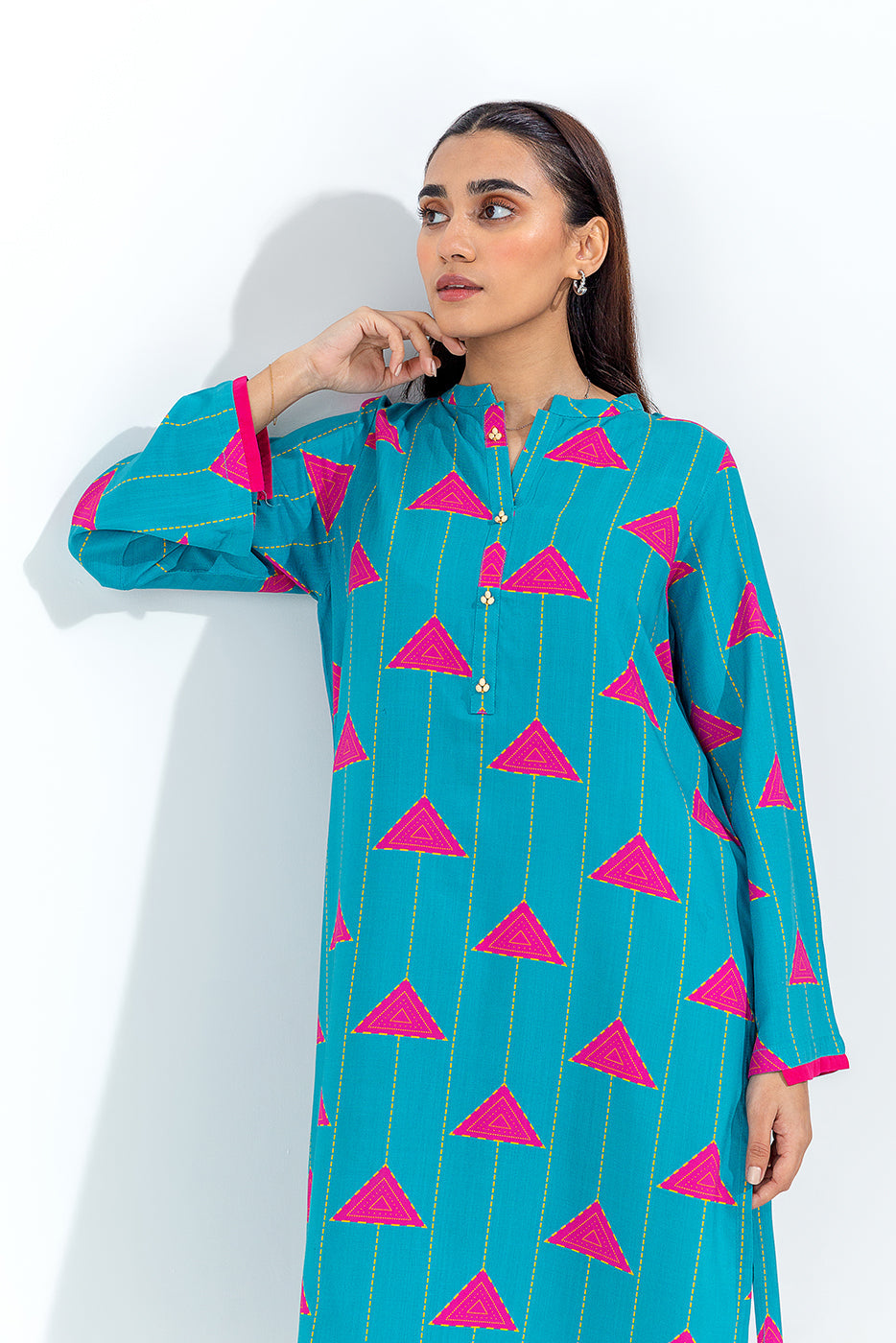 Printed Viscose Shirt (Pret)