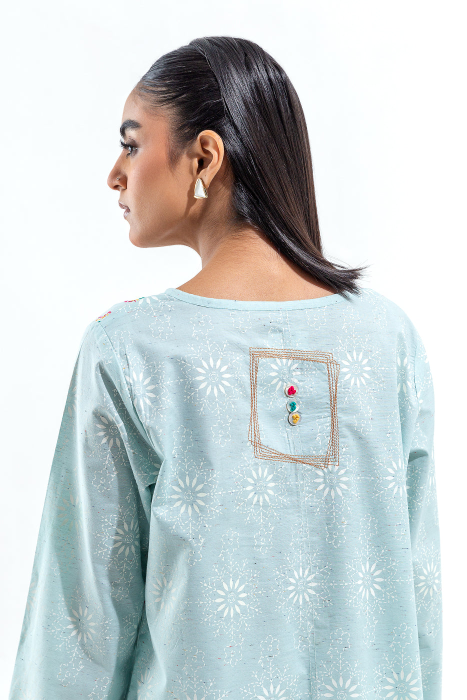 Embroidered Multi Neps Shirt (Pret)