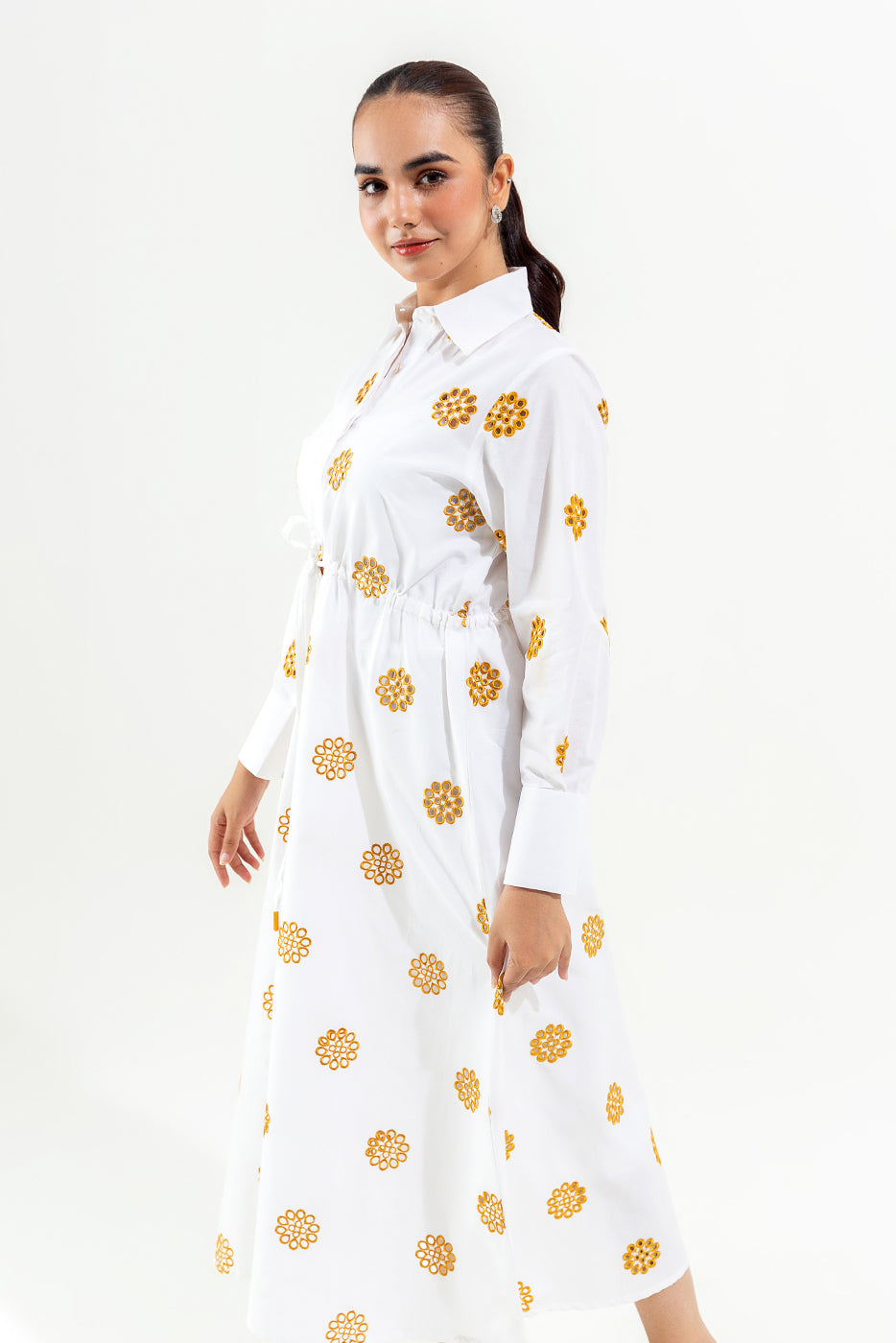 Embroidered Long Dress