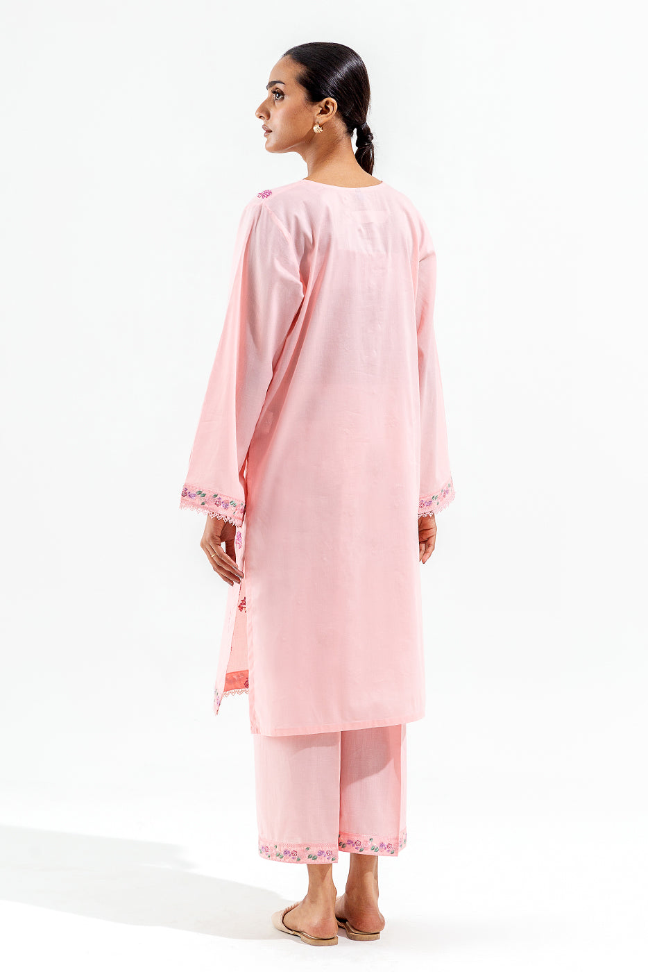 2 Piece Embroidered Lawn Suit (Pret)