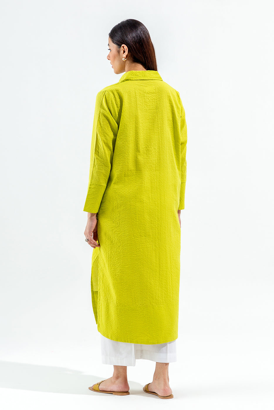 Basic Seersucker Shirt (Pret)