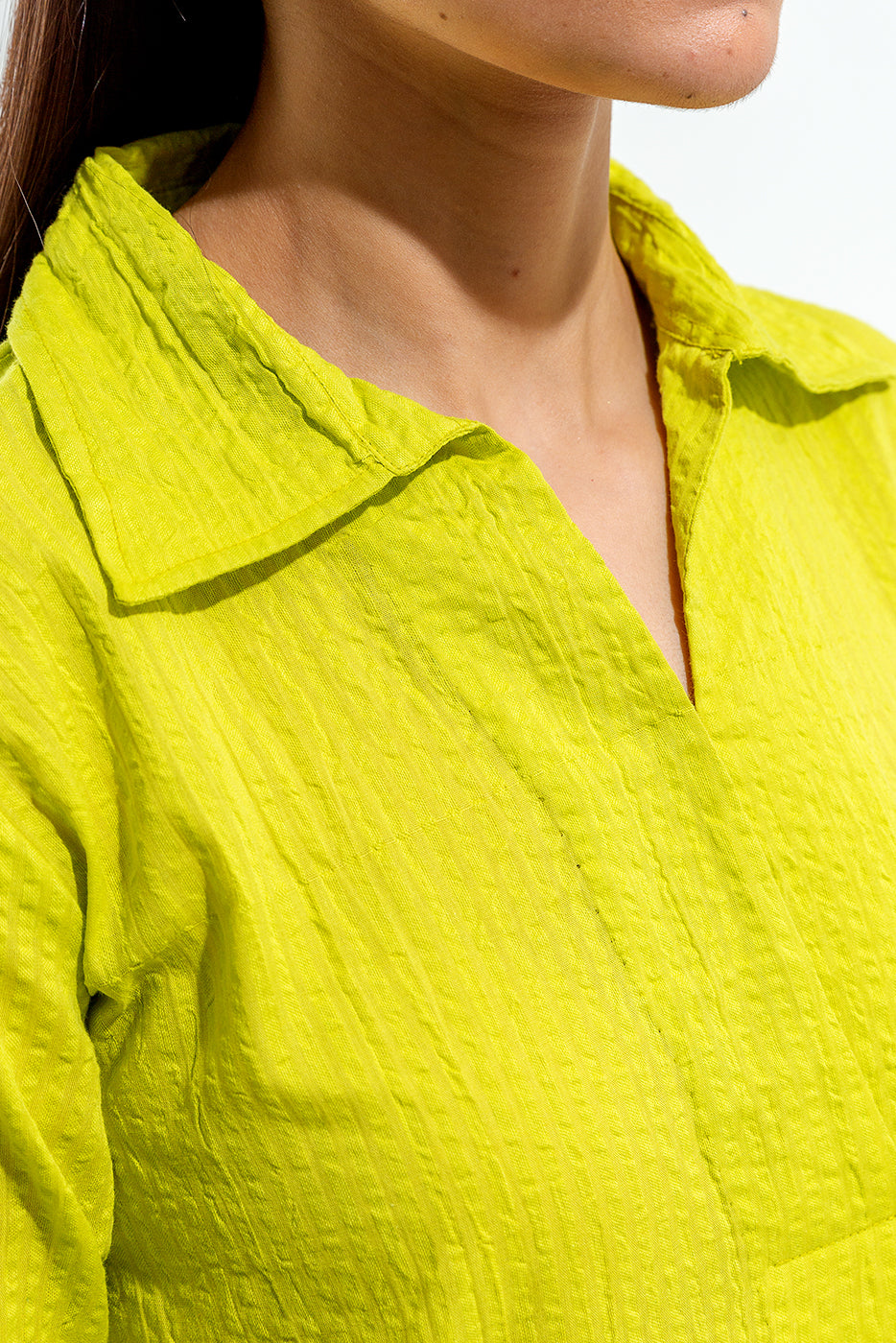Basic Seersucker Shirt (Pret)