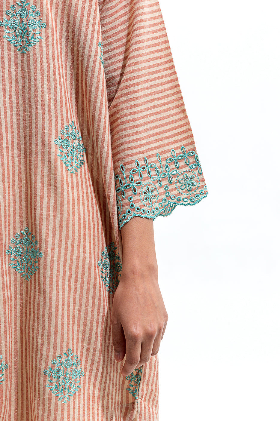 Embroidered Yarn Dyed Shirt (Pret)