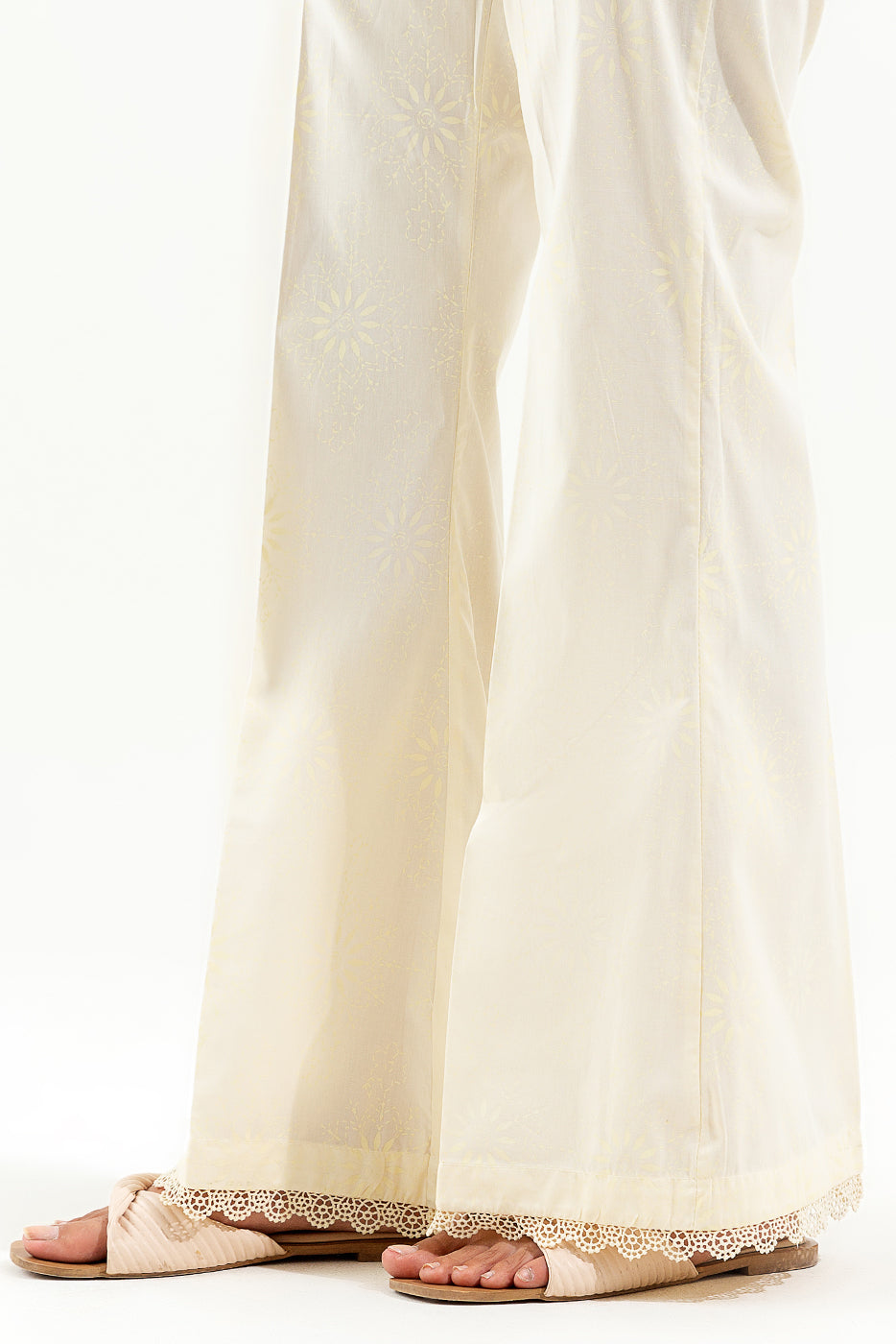 EMBROIDERED STRAIGHT PANTS