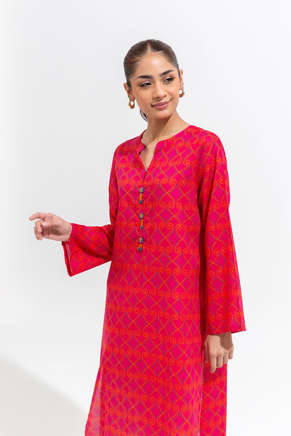 Printed Lawn Shirt (Pret)