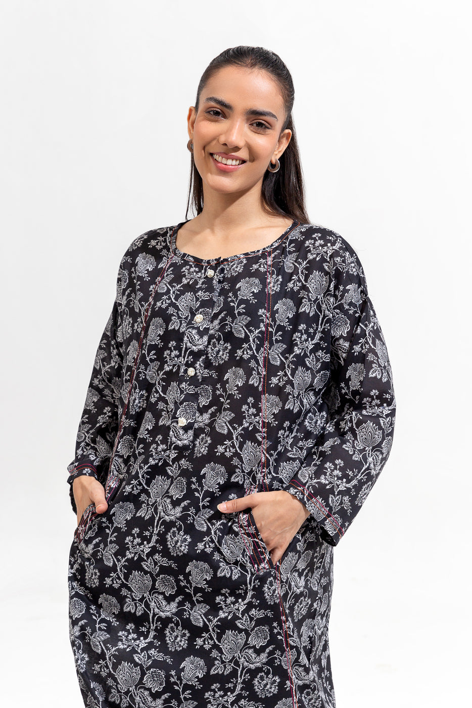 Printed Lawn Shirt (Pret)