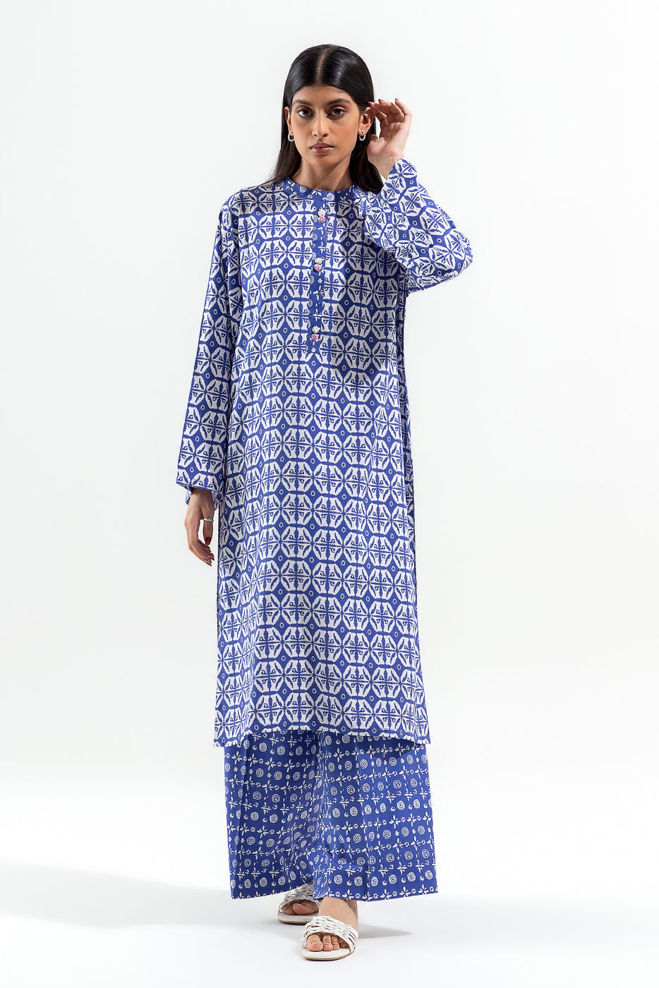 2 Piece Printed Viscose Suit (Pret)