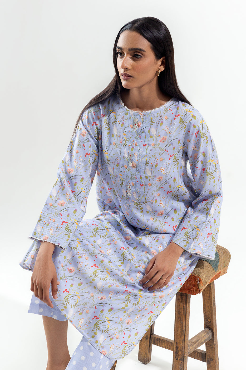 2 Piece Printed Viscose Suit (Pret)