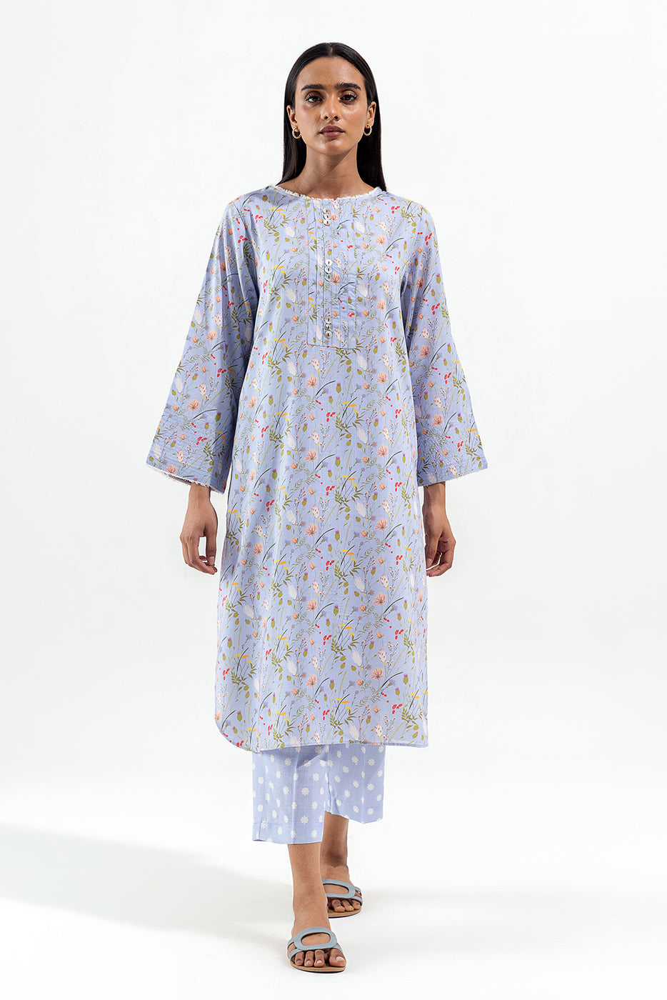 2 Piece Printed Viscose Suit (Pret)