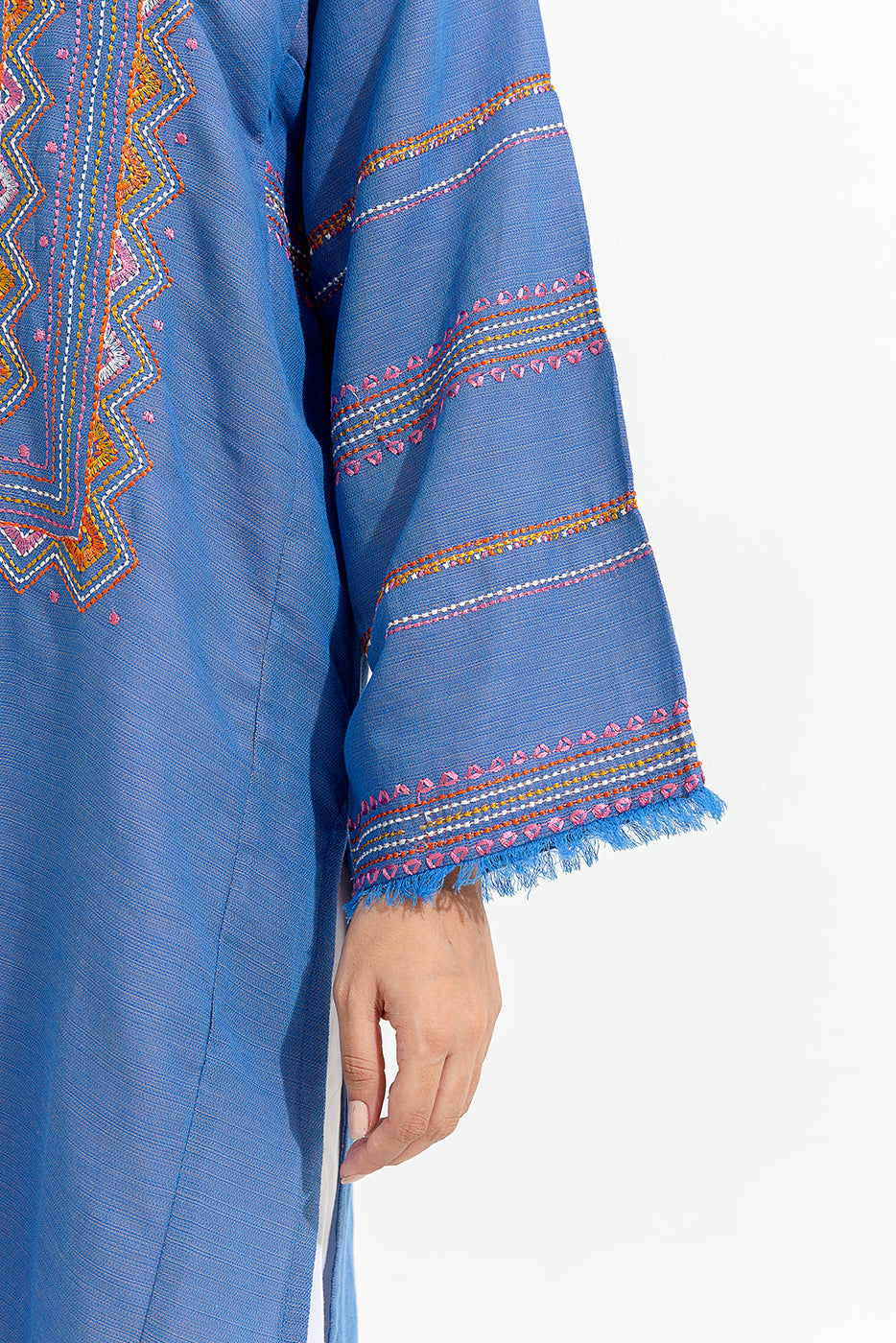 Embroidered Yarn Dyed Shirt (Pret)