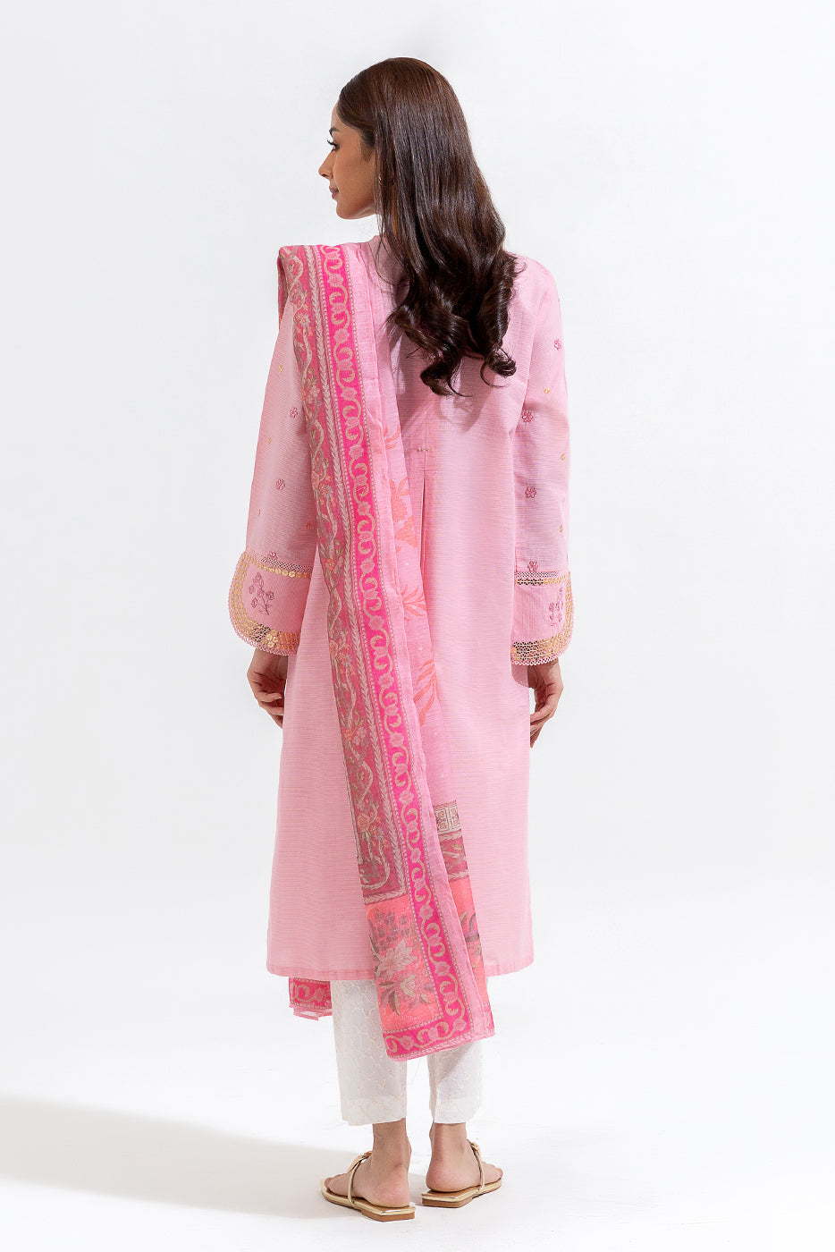 2 Piece Embroidered Missouri Lawn Suit (Luxury-Pret)