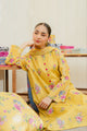 2 Piece Embroidered Lawn Suit-Flaxen Burst (Unstitched)