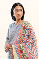 3 Piece Embroidered Lawn Suit-East Verve (Unstitched)