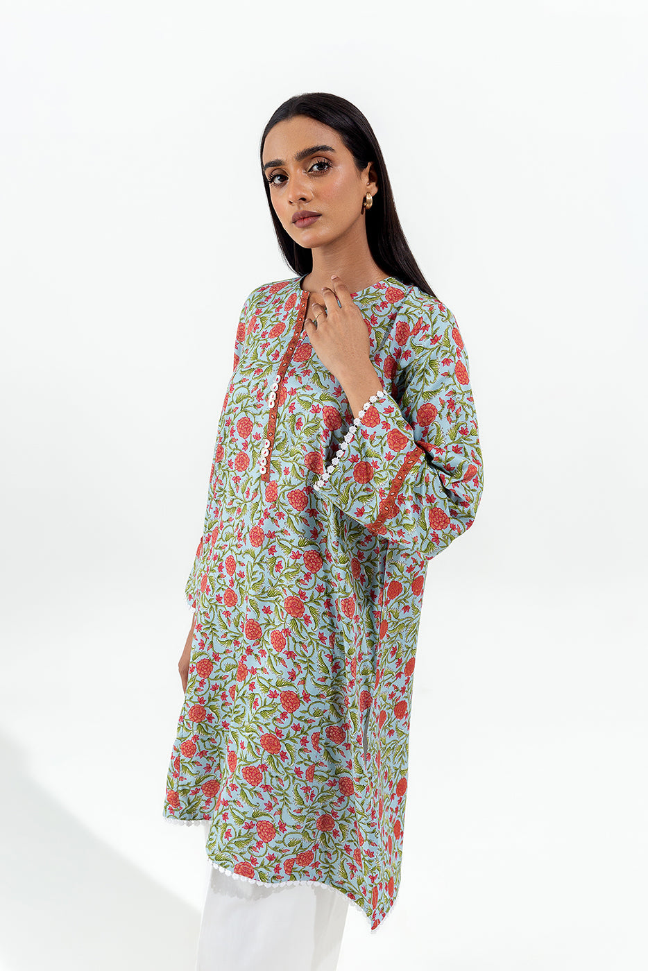 Printed Viscose Shirt (Pret)