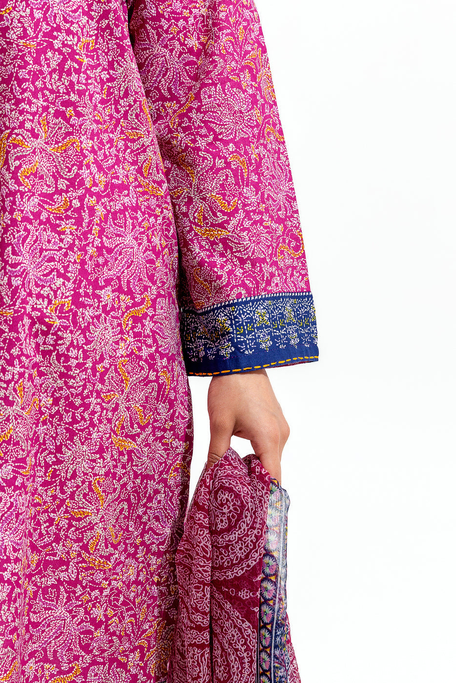 2 Piece Printed Rotary Print Suit (Pret)
