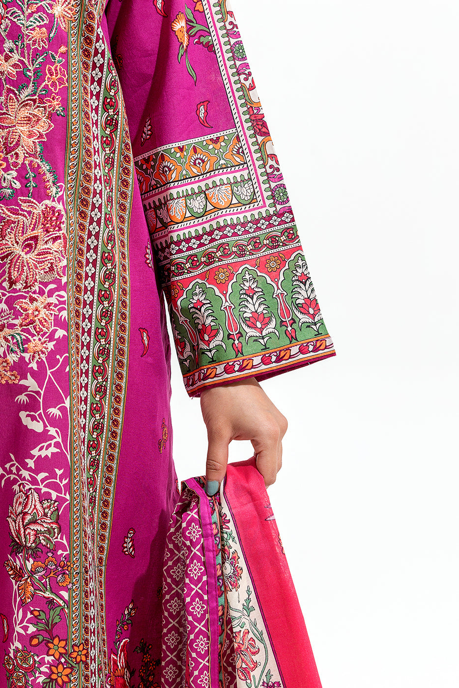 2 Piece Embroidered Lawn Suit (Luxury Pret)