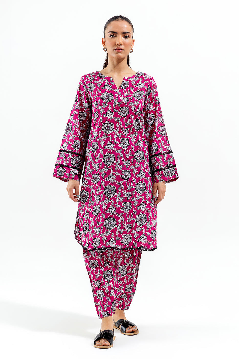 2 Piece Printed Lawn Suit (Pret)