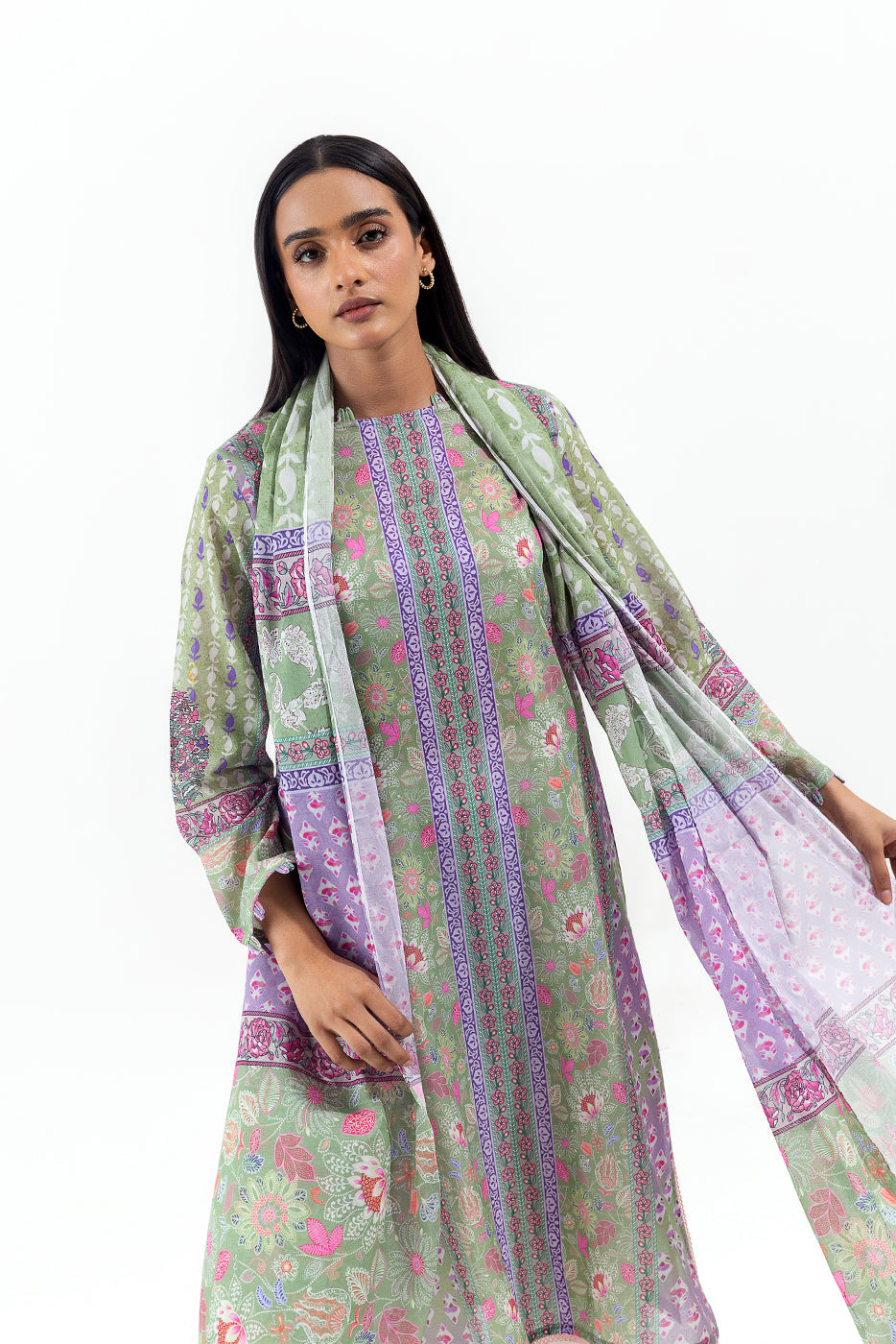 2 Piece Printed Lawn Suit (Pret)