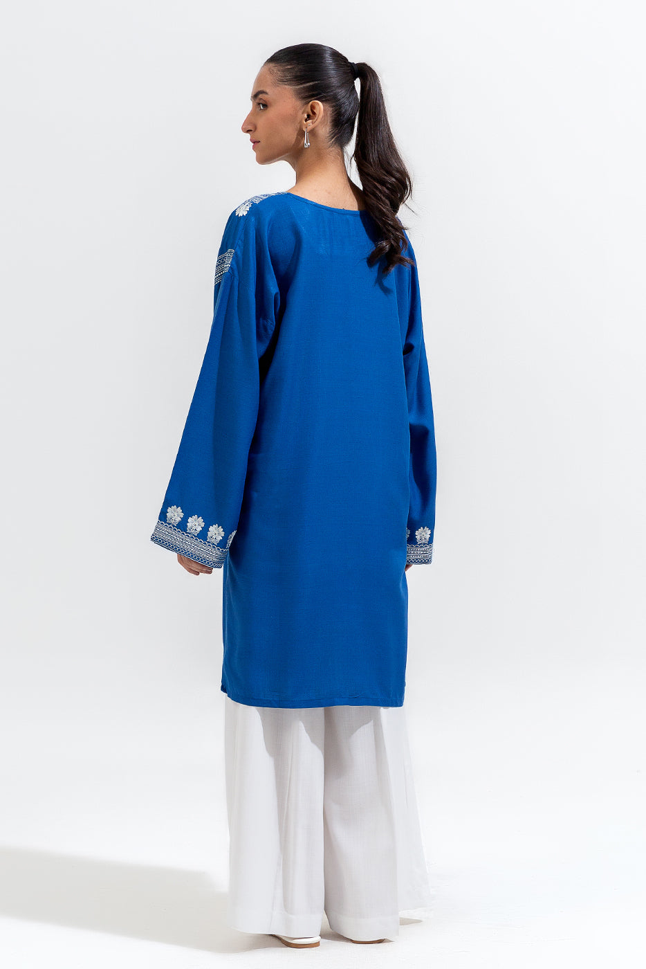 Embroidered Viscose Shirt (Pret)