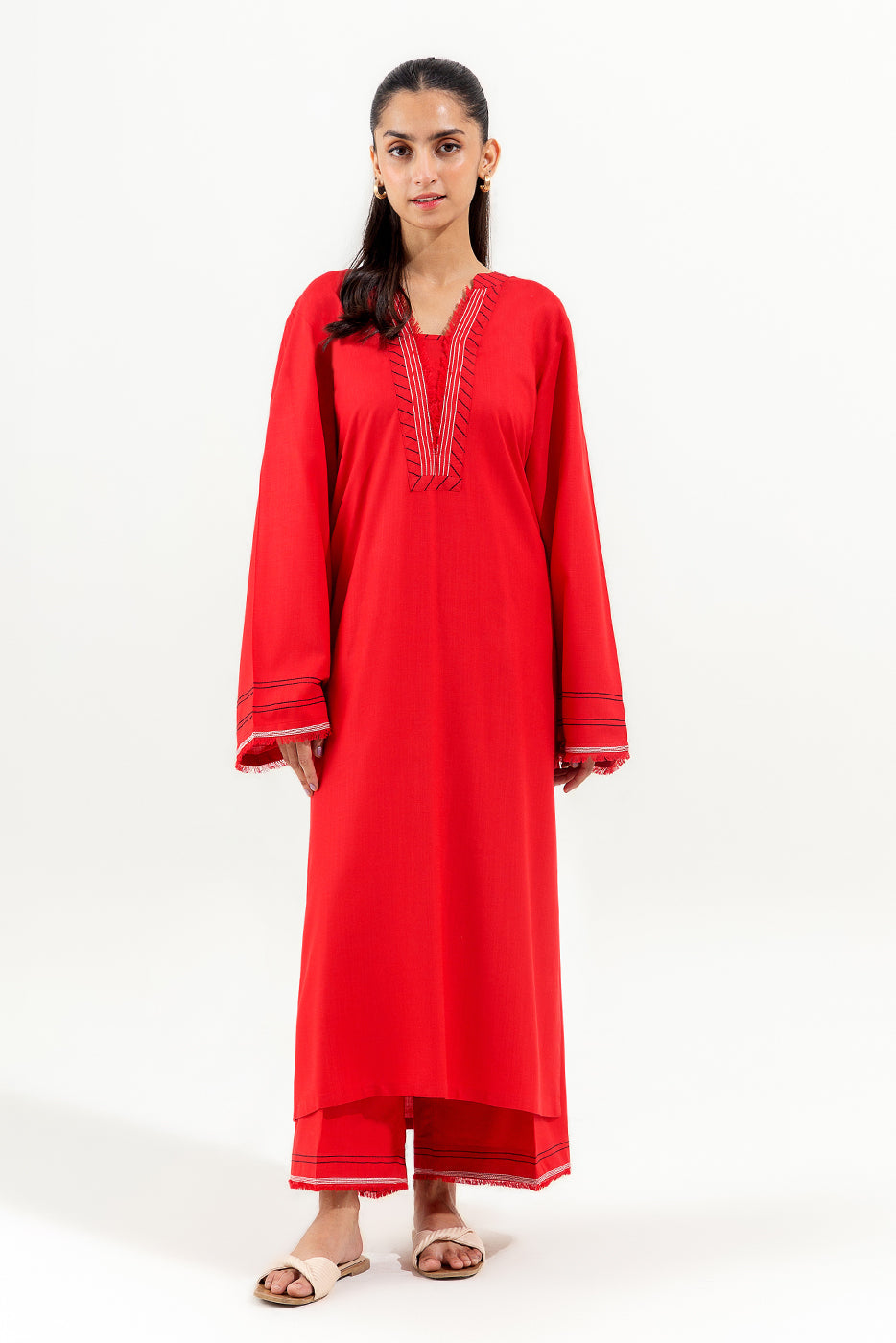 2 Piece Basic Viscose Suit (Pret)
