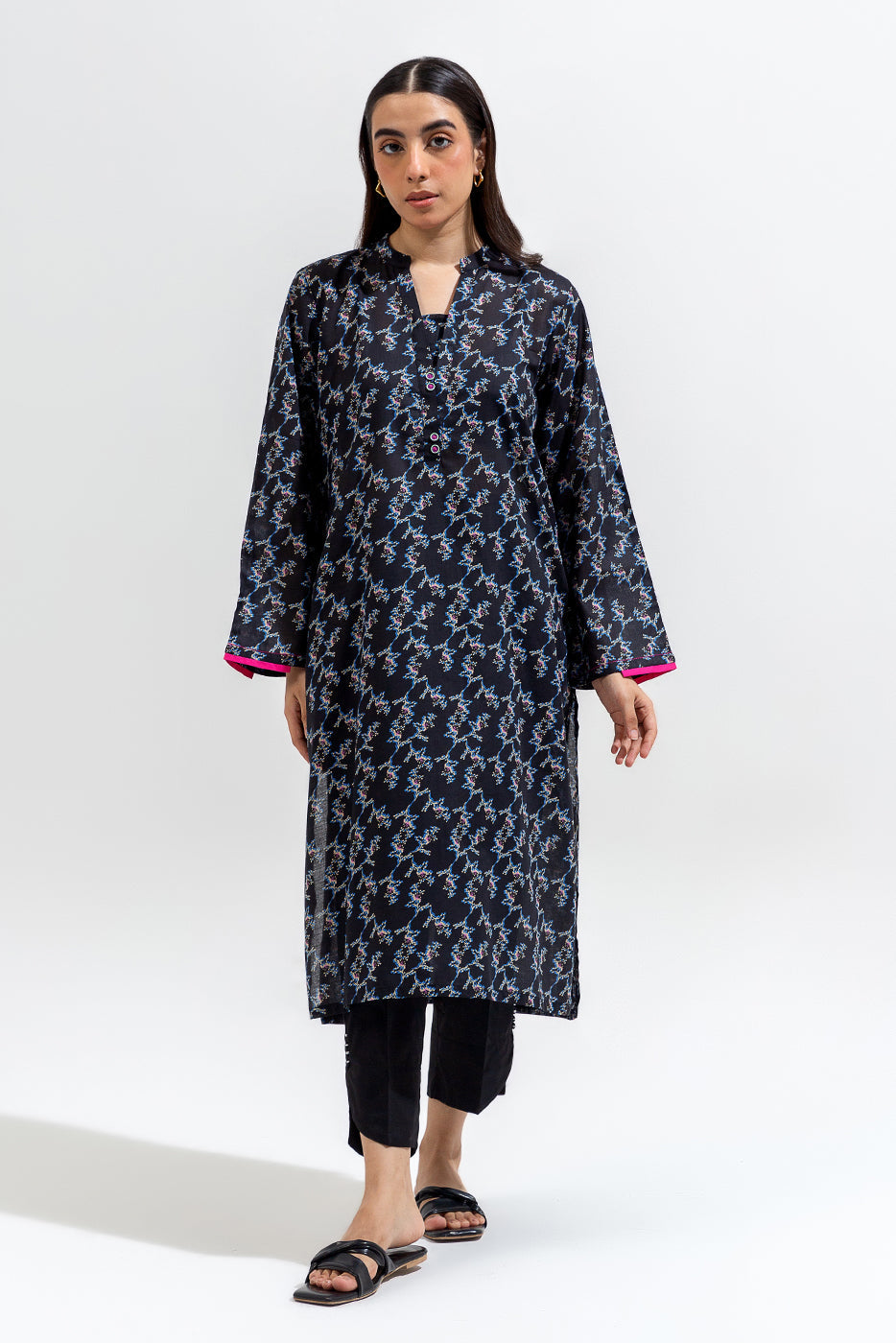 Printed Lawn Shirt (Pret)
