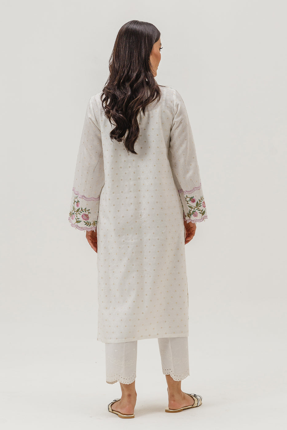 Embroidered Jacquard Shirt (Luxury-Pret)