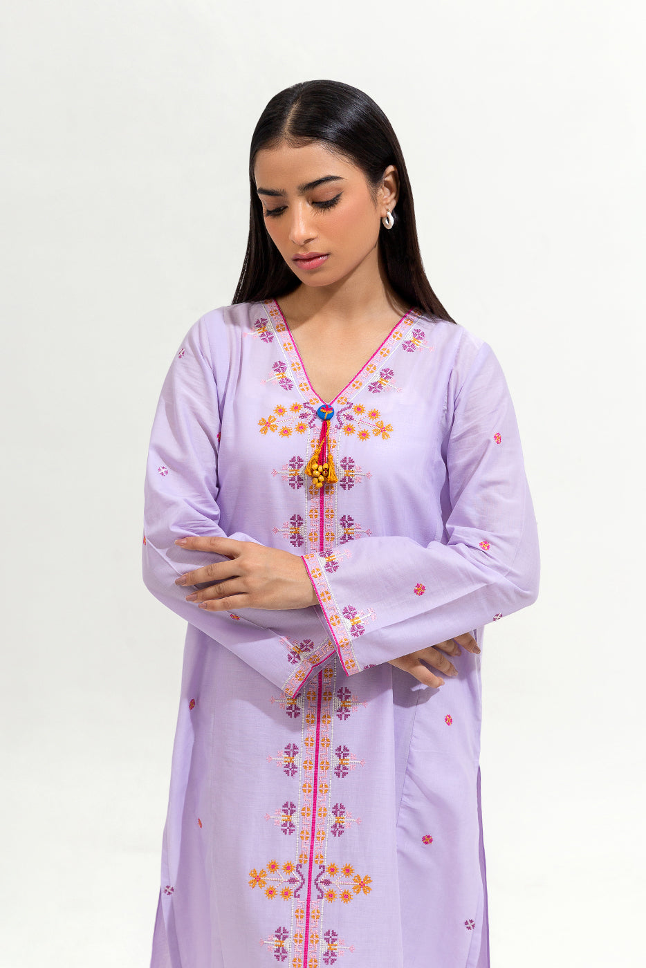2 Piece Embroidered Lawn Suit (Pret)