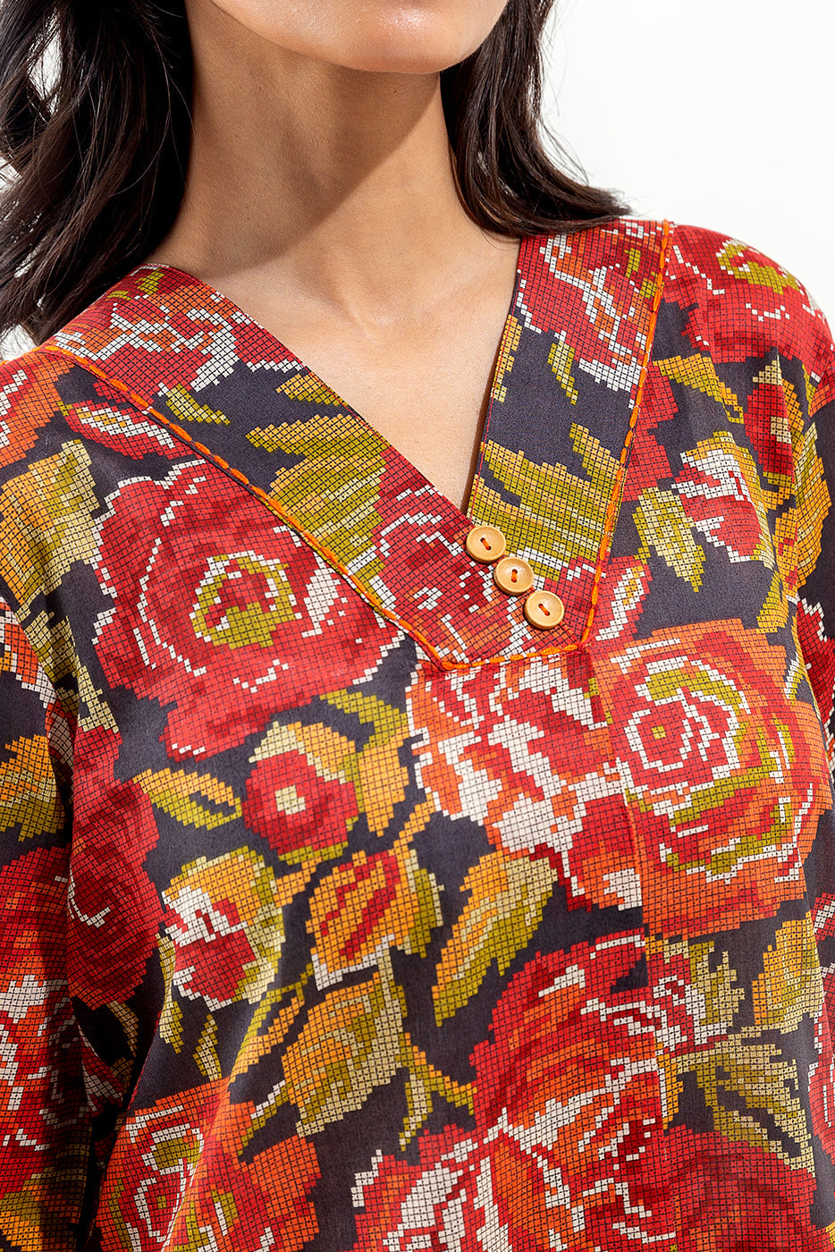 2 Piece Printed Lawn Suit (Pret)