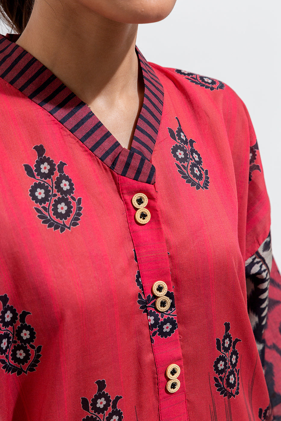 3 Piece Printed Lawn Suit (Pret)