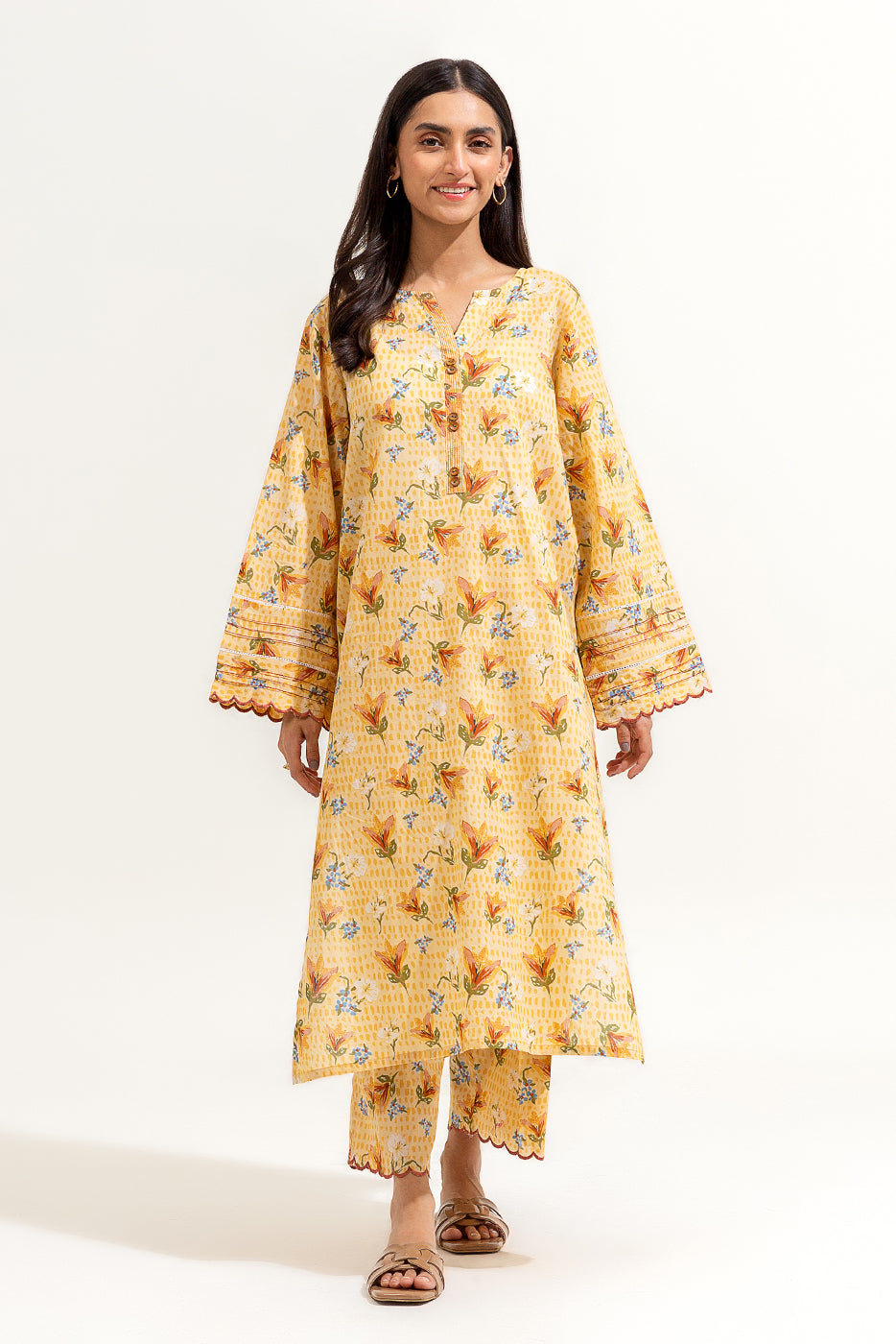 2 Piece Printed Lawn Suit (Pret)