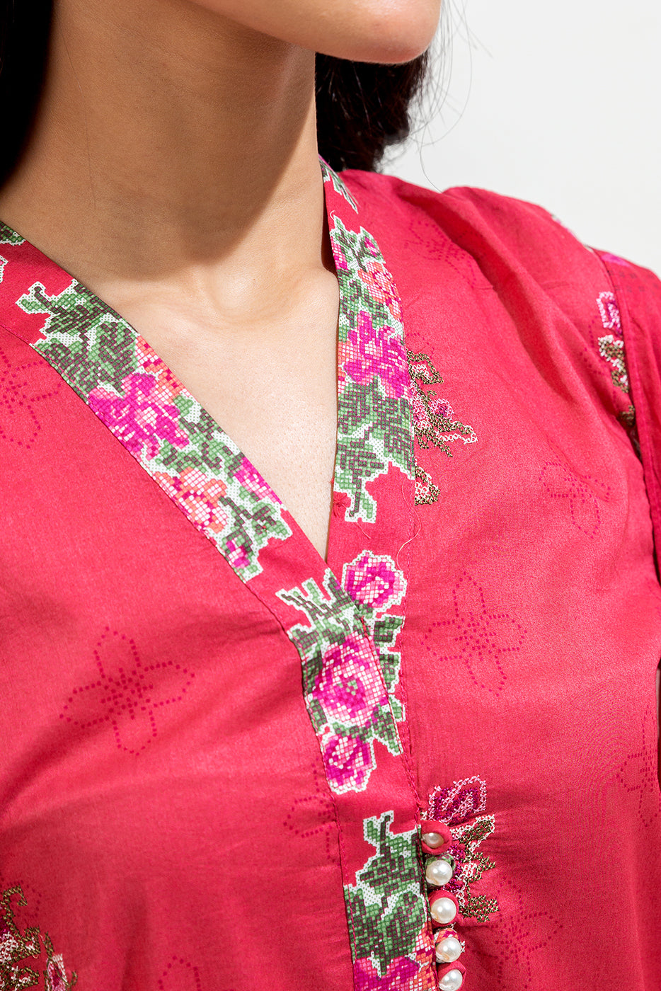 3 Piece Printed Lawn Suit (Pret)