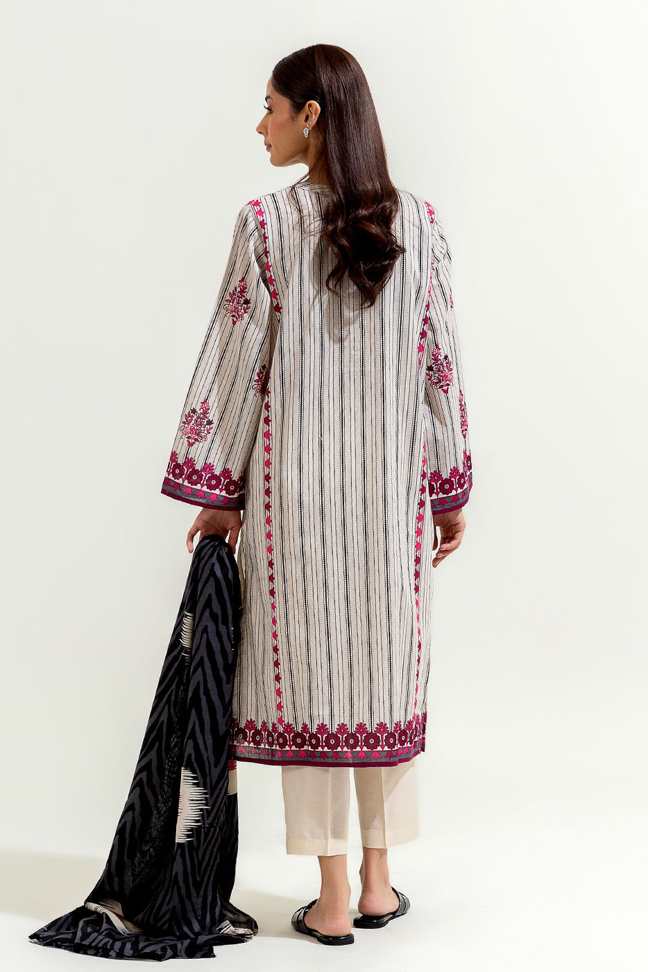 3 Piece Printed Lawn Suit (Pret)