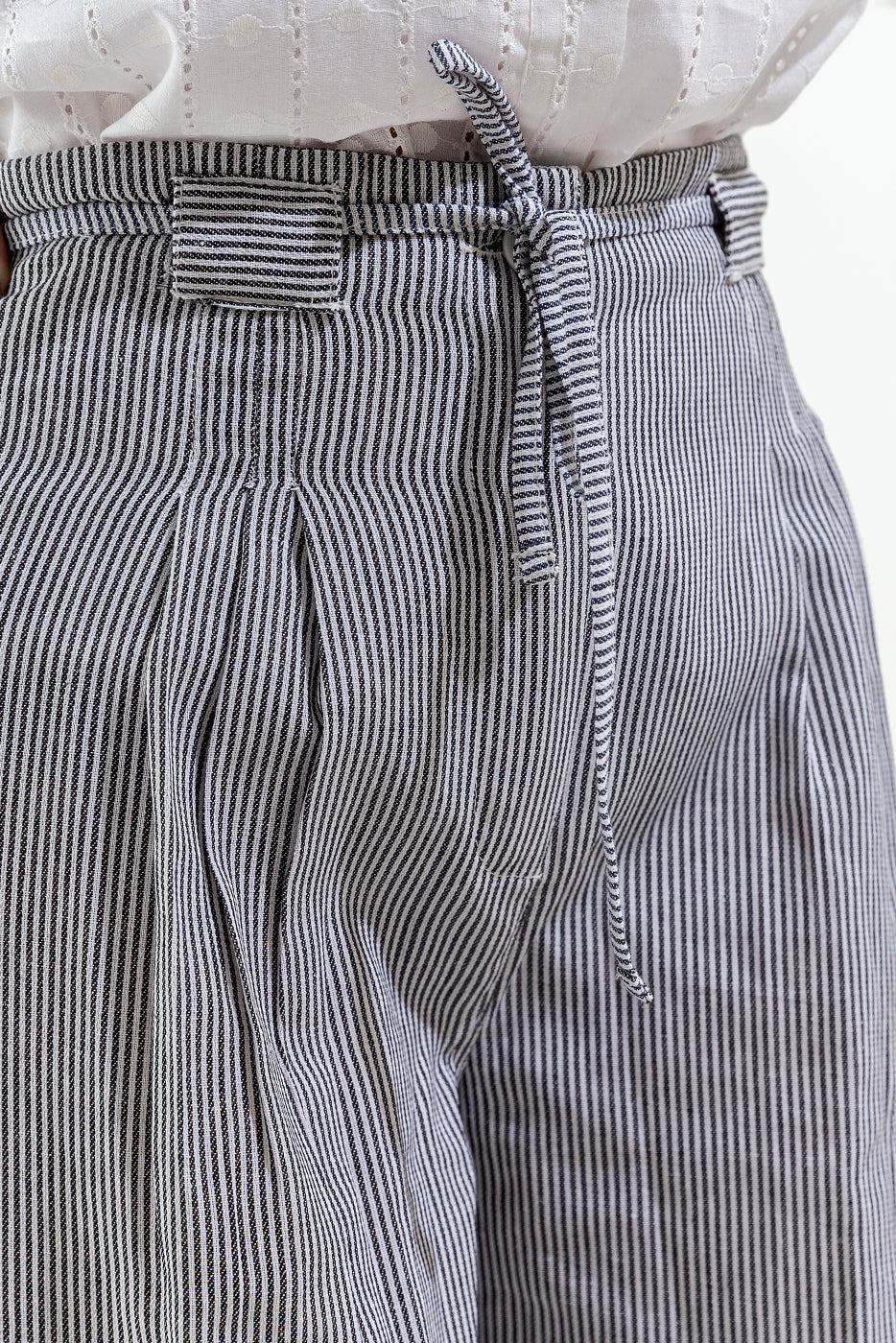 Striper Wide Leg Pants
