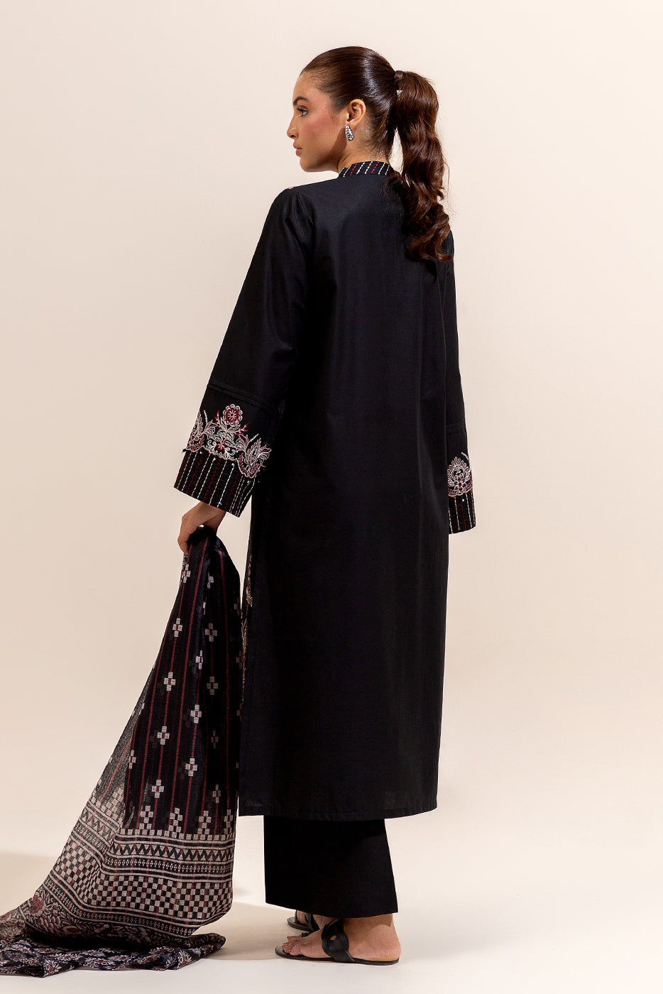 3 Piece Embroidered Lawn Suit-Pitch Verve (Unstitched)