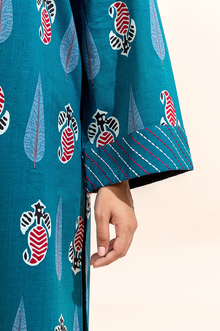 2 Piece Printed Lawn Suit-Deep Flair (Unstitched)