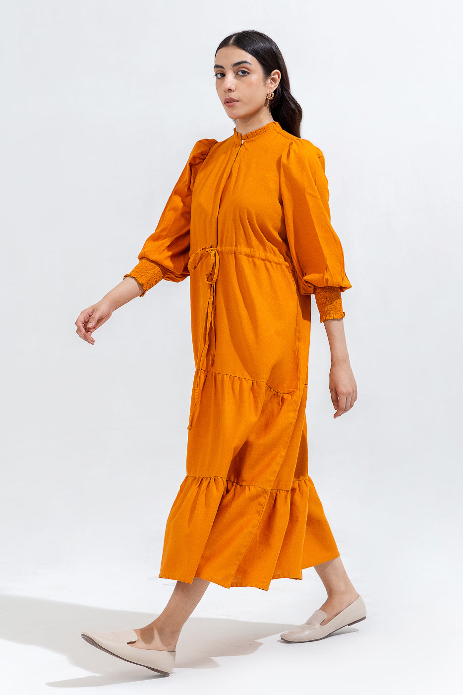 Mustard Tier Dress