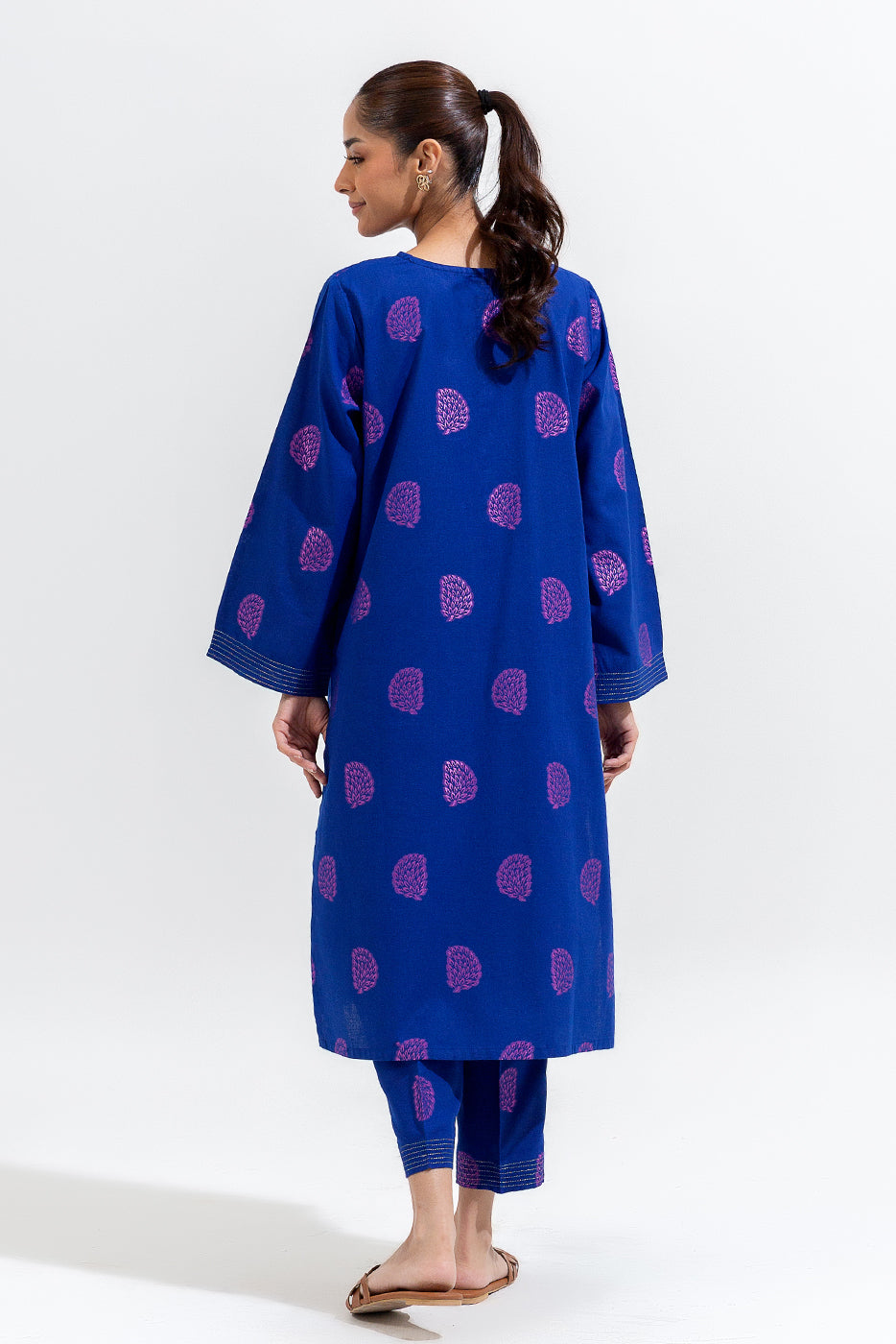 2 Piece Basic Jacquard Suit (Pret)