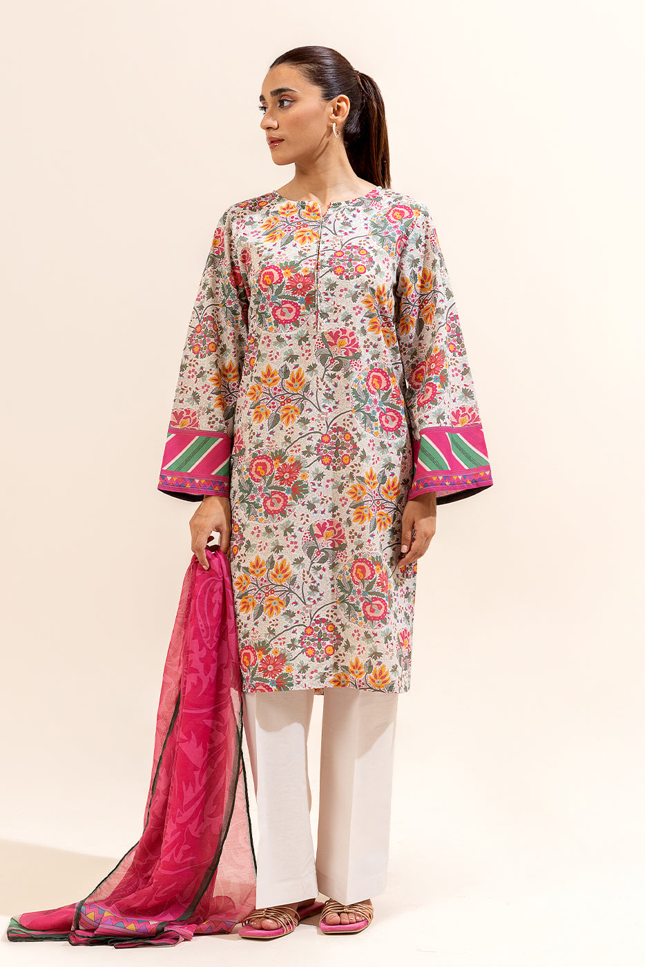 3 Piece Printed Lawn Suit-Rosadia Dream (Unstitched)