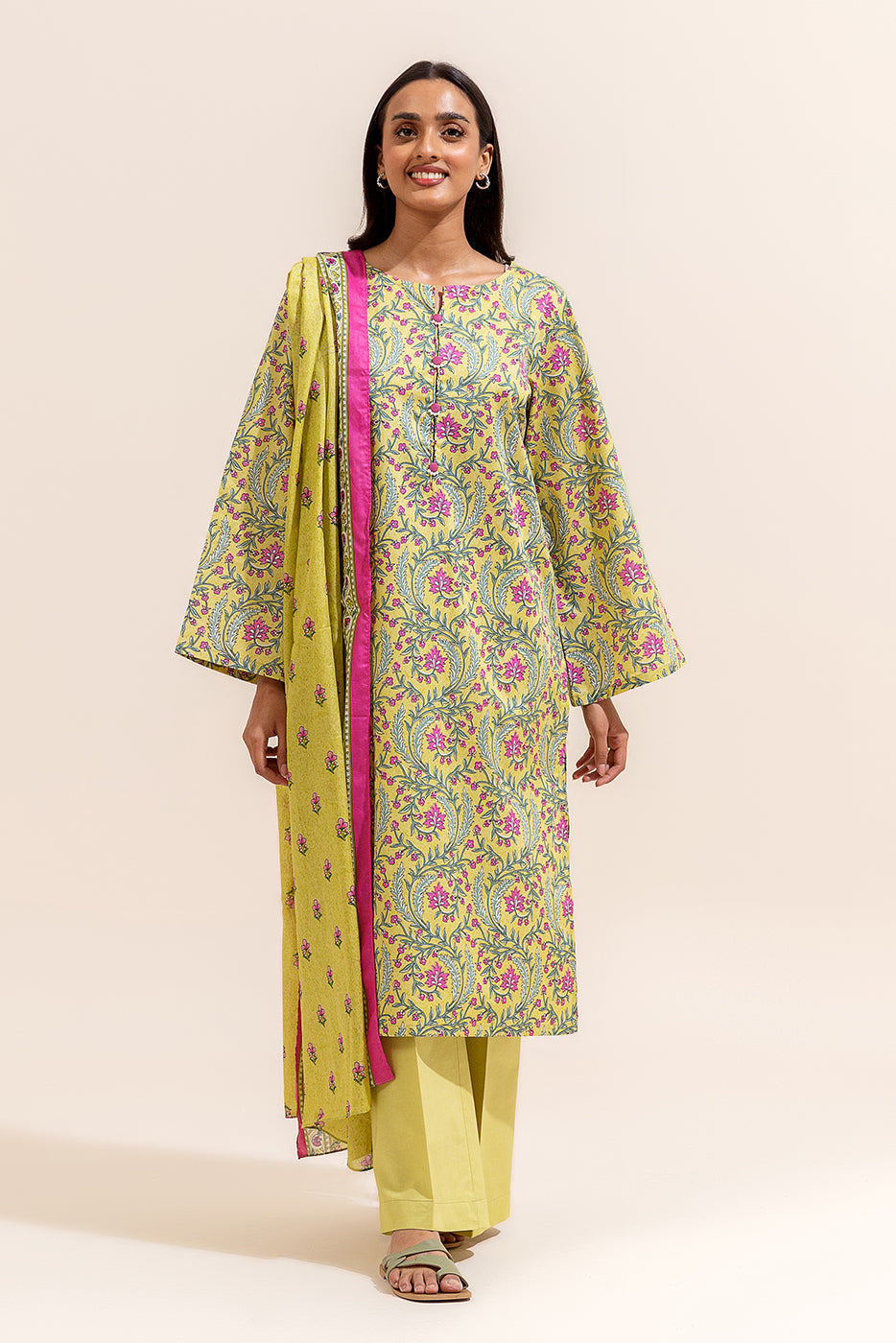 3 Piece Printed Lawn Suit-First Light (Unstitched)