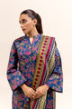3 Piece Printed Lawn Suit-Lapis Gardenia (Unstitched)